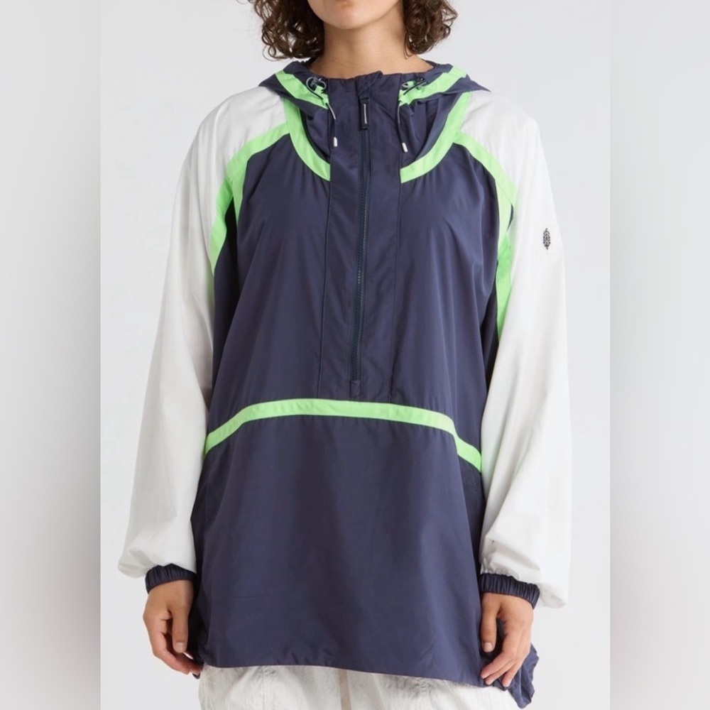 Free People Movement Cares Like the Wind Block Logo Combo Jacket Size S NEW - Picture 4 of 10